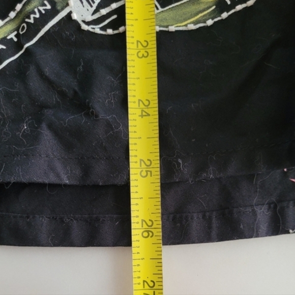 Basil & Maude Beaded New York City Red Rose Black Full Skirt Size 6 - Picture 7 of 8